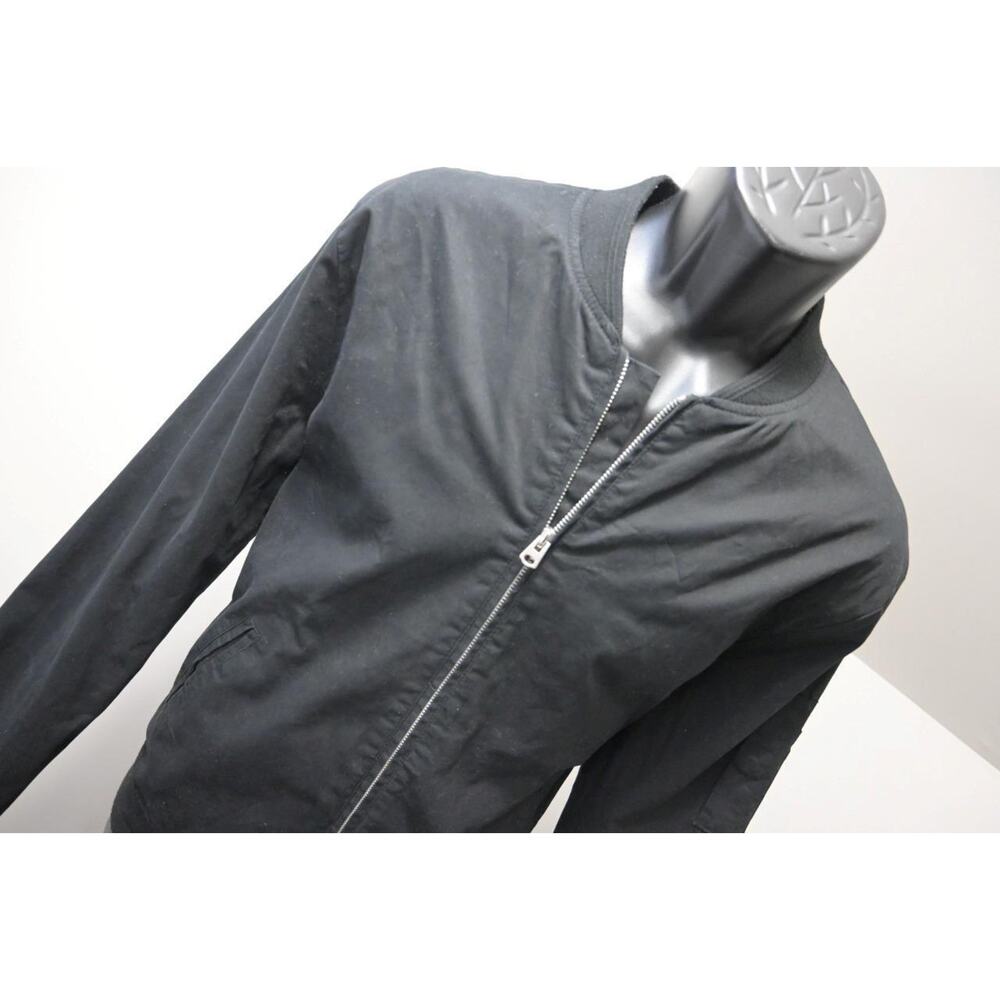 Topman Full Zip Black Khaki Jacket Slim Fit Mens Size XL - Picture 4 of 9